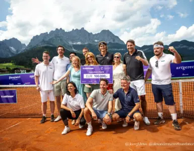 Smile Eyes auf dem World Changer Tennis Turnier in Kooperation mit der Alexander Zverev Foundation im Hotel Stanglwirt