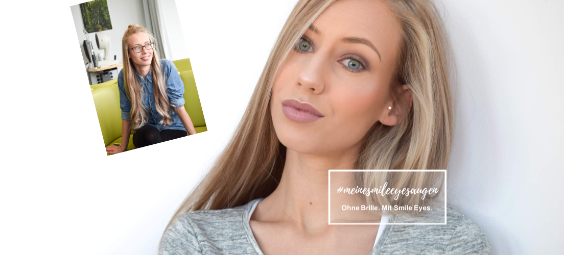 Beauty Bloggerin Eva Leipziger vor und nach dem Augenlasern